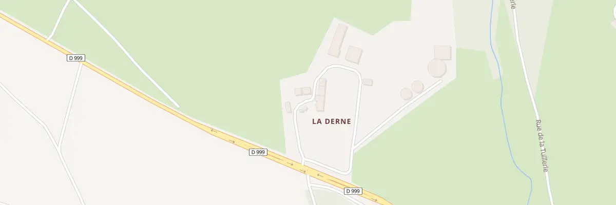 Plan du 2 La Derne à Bansat