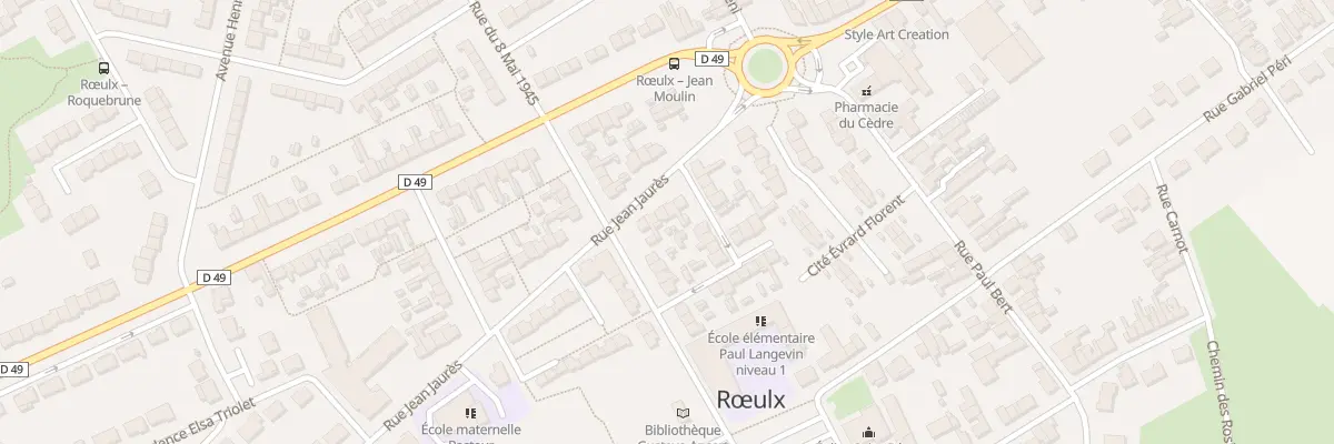 Plan du 119 Rue Jean Jaurès à Rœulx