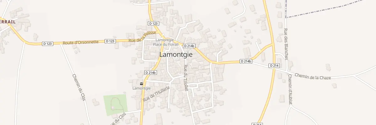 Plan du 7 Rue du Triollet à Lamontgie