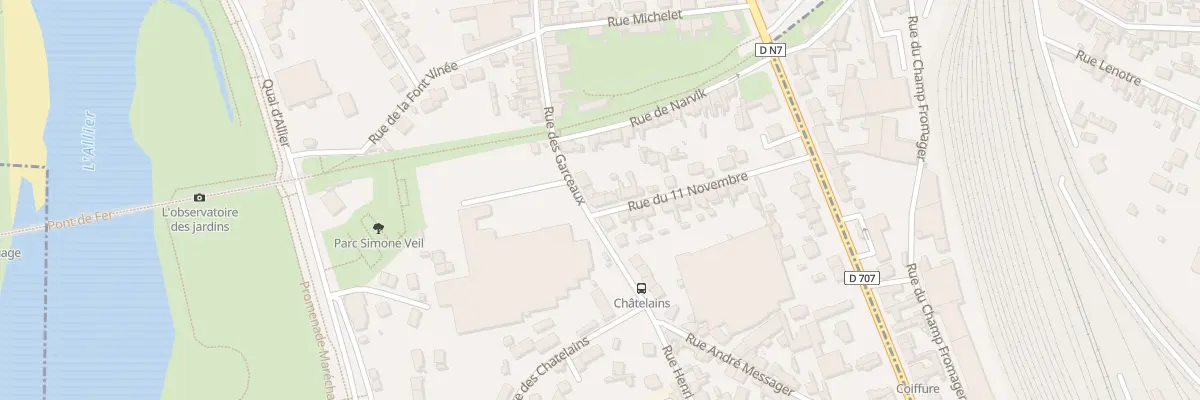Plan du 120 Rue des Garceaux à Moulins