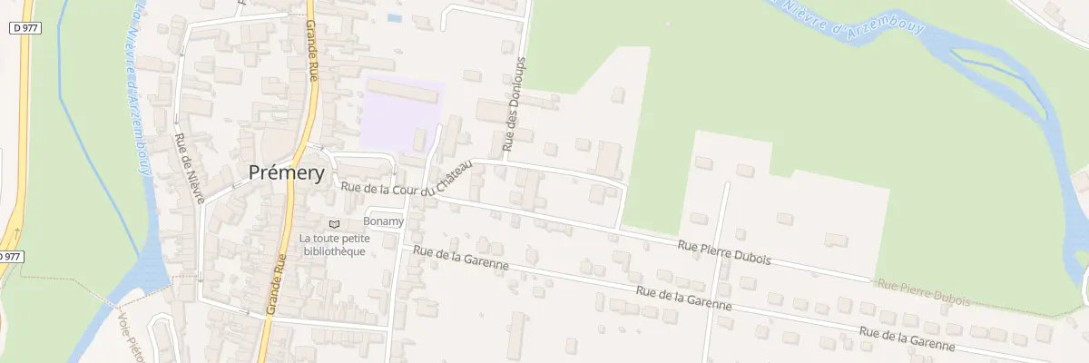 Plan du 3 Rue Pierre Dubois à Prémery