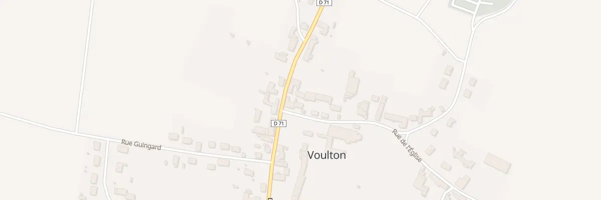 Plan du 3 Rue de l’Eglise à Voulton