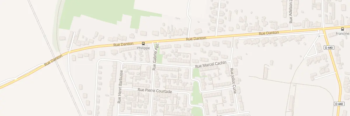 Plan du 6 Rue Marcel Cachin à Escaudain