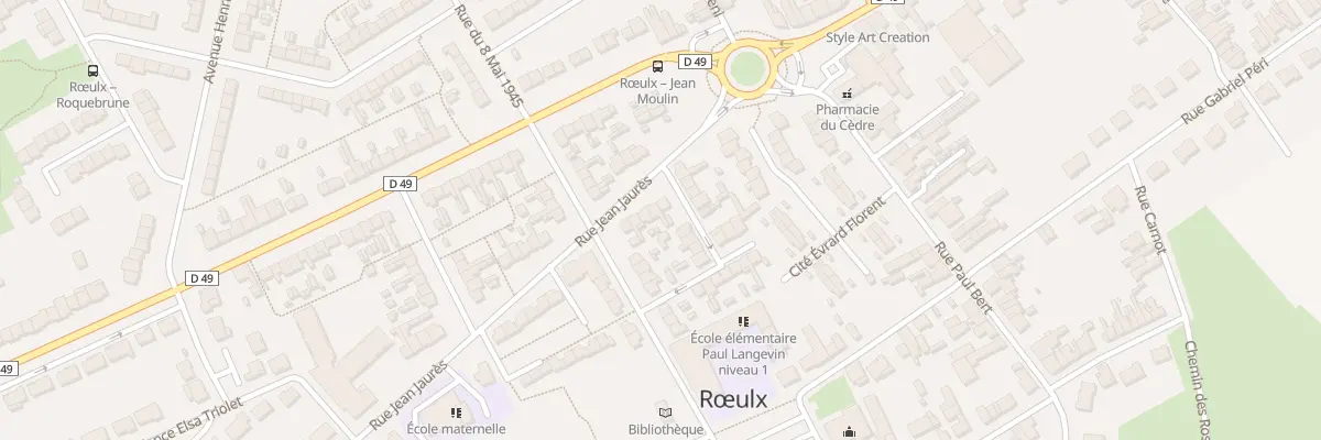 Plan du 117 Rue Jean Jaurès à Rœulx