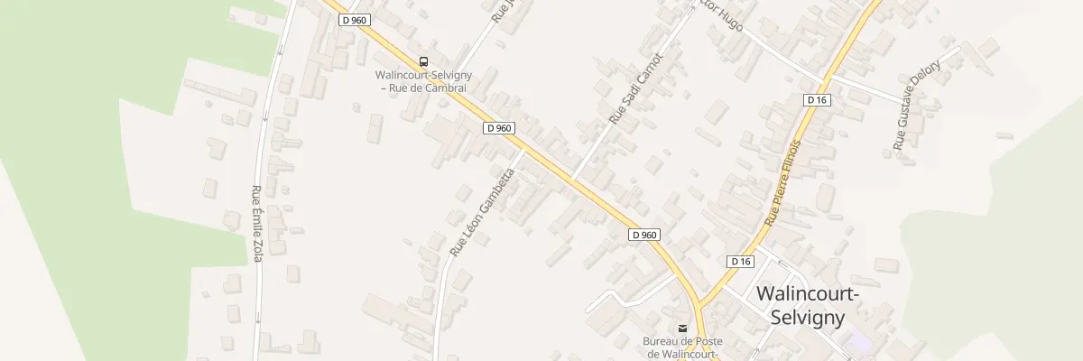 Plan du 29 Rue de Cambrai à Walincourt-Selvigny