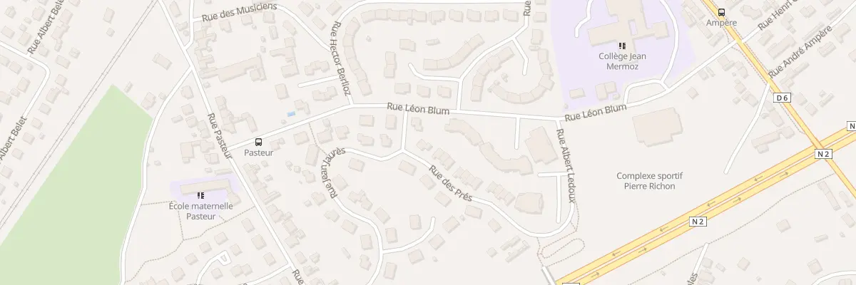 Plan du 3 Rue des Prés à Belleu