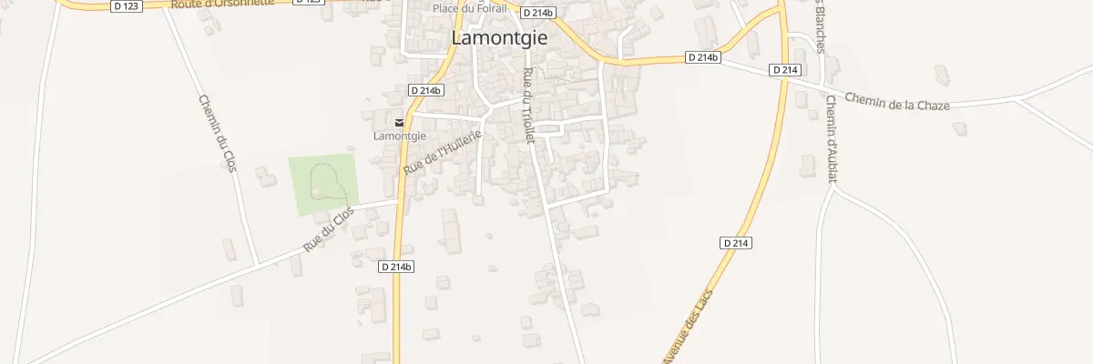 Plan du 5006 Rue du Triollet à Lamontgie