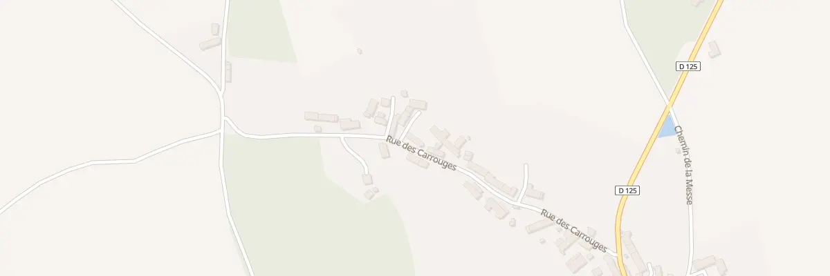 Plan du 16 Rue des Carrouges à Sougères-en-Puisaye