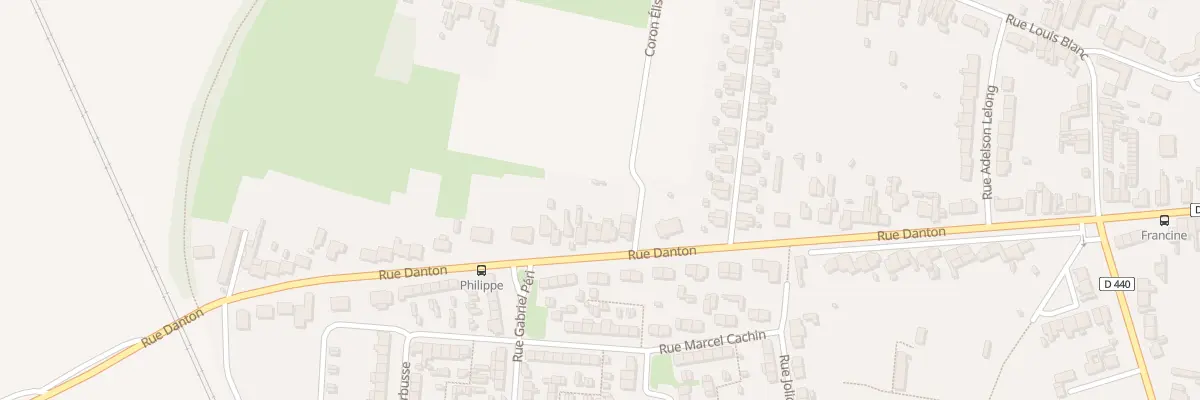 Plan du 172A Rue Danton à Escaudain