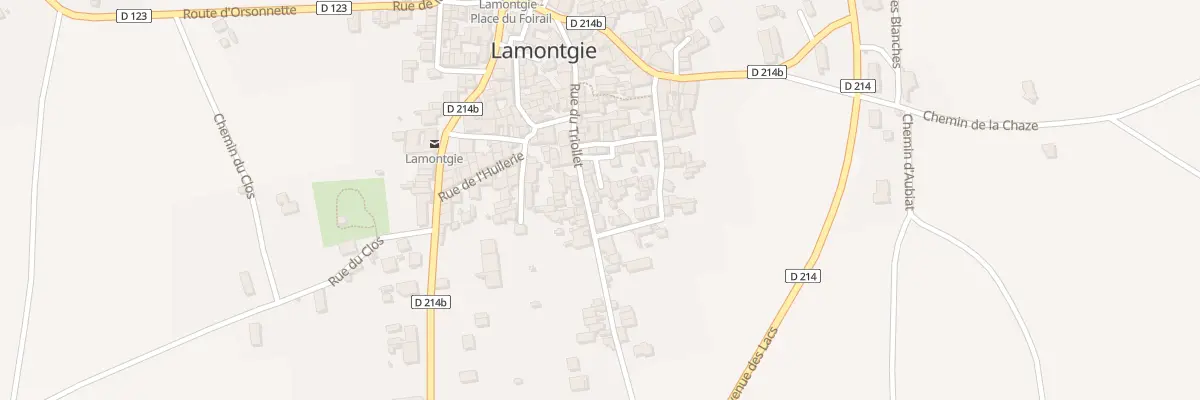 Plan du 37 Rue du Triollet à Lamontgie