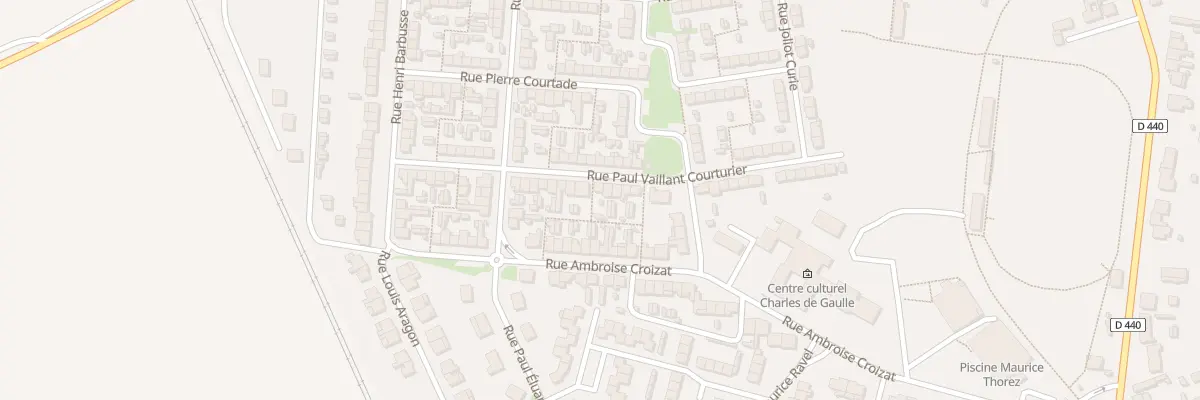 Plan du 29 Rue P Vaillant Couturier à Escaudain