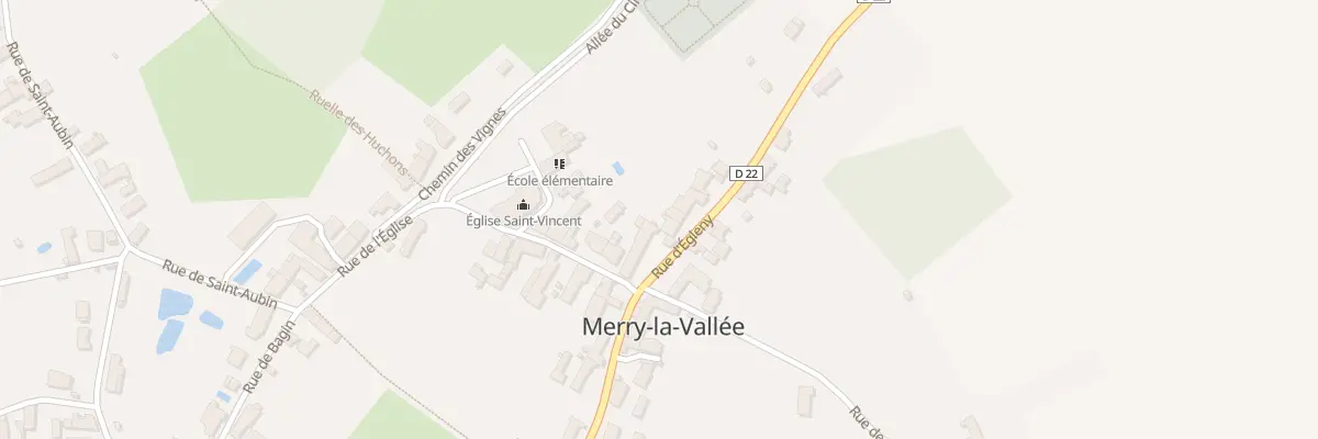 Plan du 3 Rue d’Egleny à Merry-la-Vallée