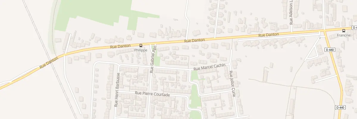 Plan du 10 Rue Marcel Cachin à Escaudain