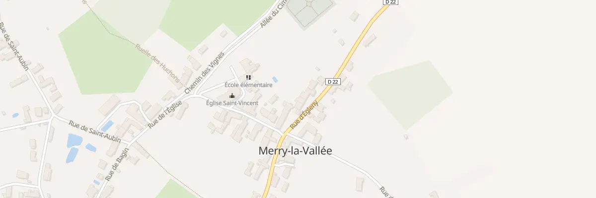 Plan du 5 Rue d’Egleny à Merry-la-Vallée