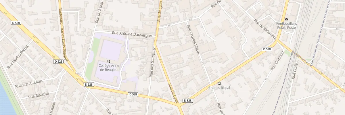 Plan du 76 Rue de Lyon à Moulins