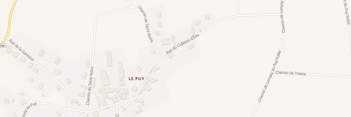 Plan du 22 Rue du Château d’Eau à Lempty