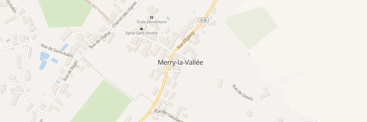 Plan du 1 Rue de Toucy à Merry-la-Vallée