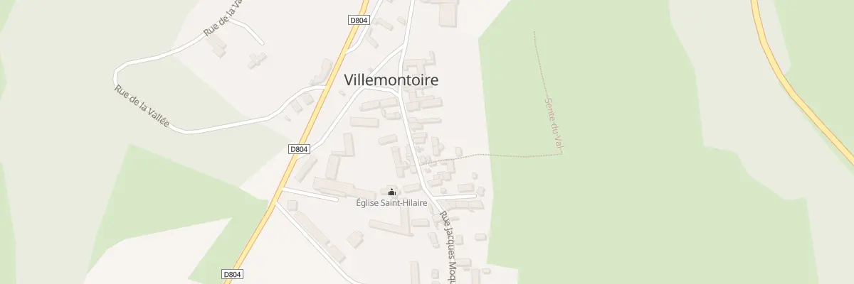 Plan du 26 Rue Jacques Moquet à Villemontoire