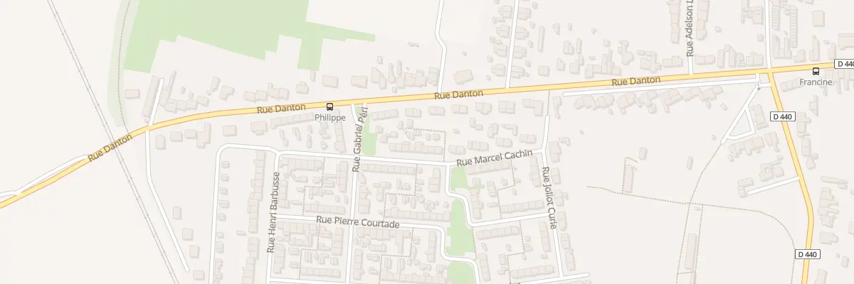 Plan du 12 Rue Marcel Cachin à Escaudain