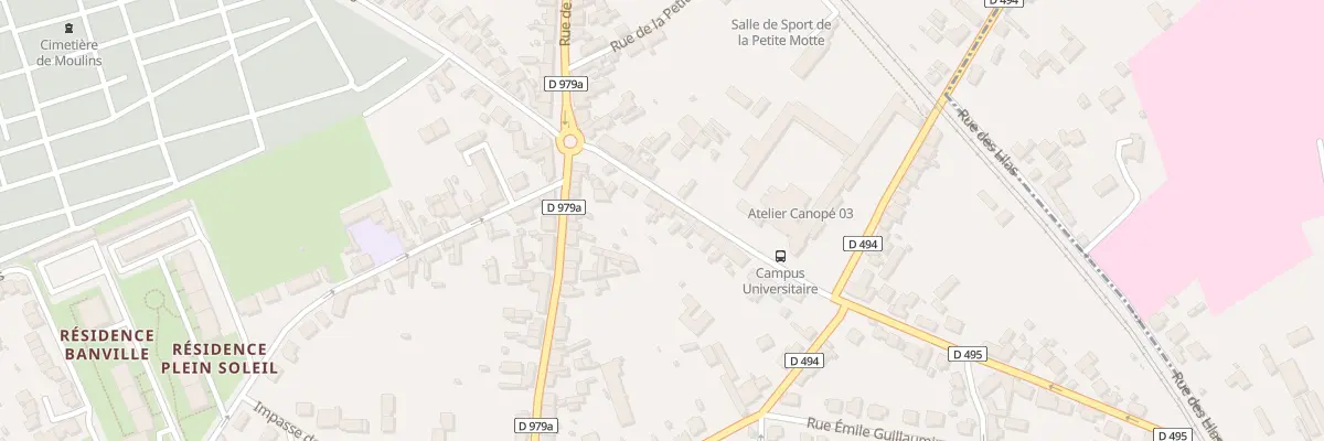 Plan du 11 Rue des Geais à Moulins