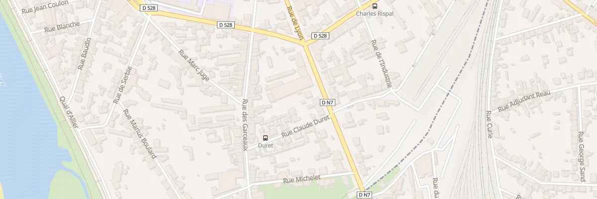 Plan du 121 Rue de Lyon à Moulins