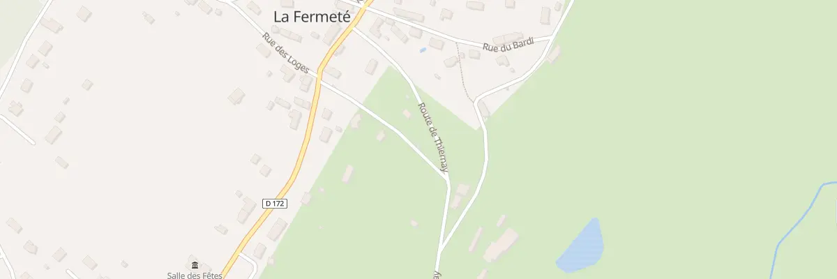Plan du 2 Rte de Thiernay à La Fermeté