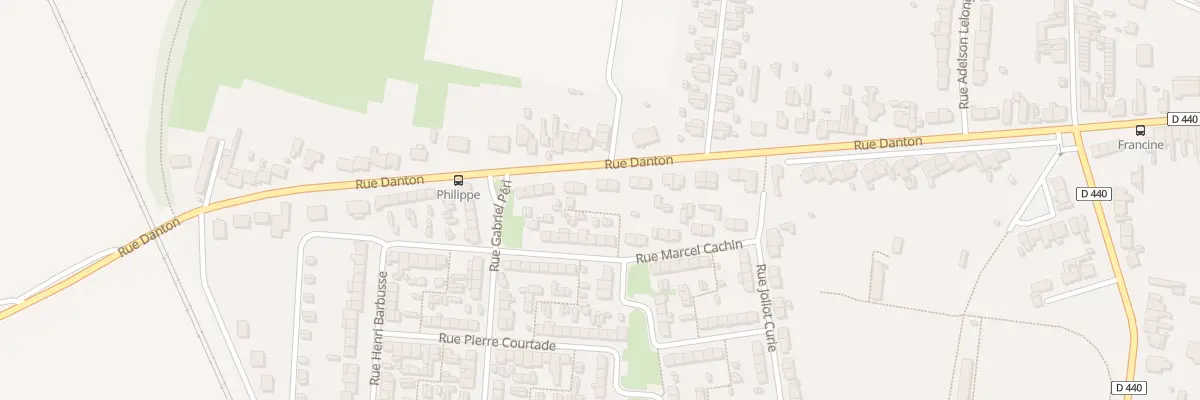 Plan du 91 Rue Danton à Escaudain