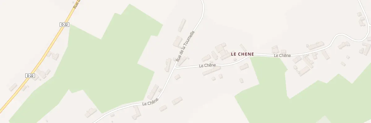 Plan du 16 Le Chene à Merry-la-Vallée