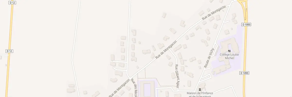 Plan du 17 Rue de Montgacon à Maringues