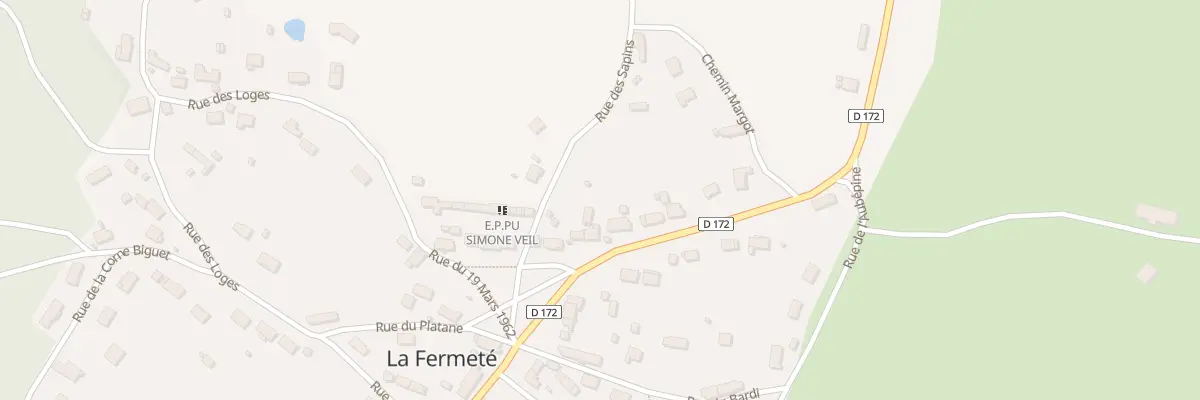 Plan du 6 Pl de la Mairie à La Fermeté