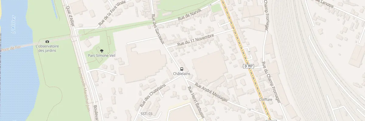 Plan du 126 Rue des Garceaux à Moulins