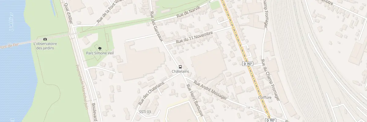Plan du 128 Rue des Garceaux à Moulins
