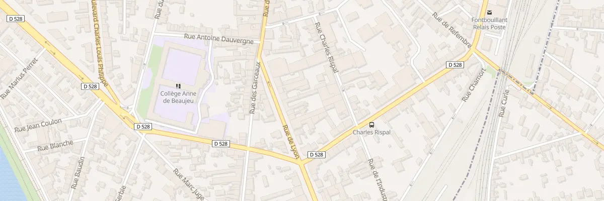Plan du 82 Rue de Lyon à Moulins