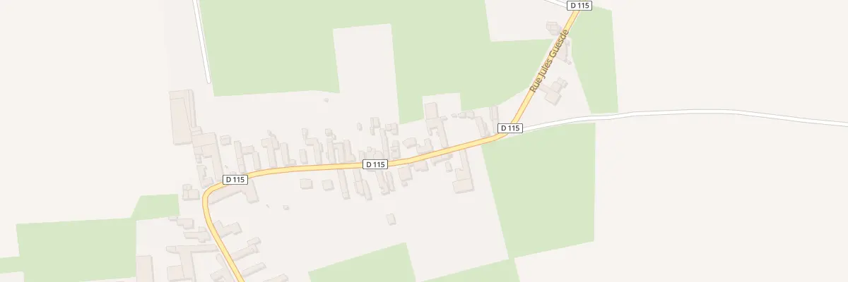 Plan du 10 Rue Jules Guesde à Cattenières
