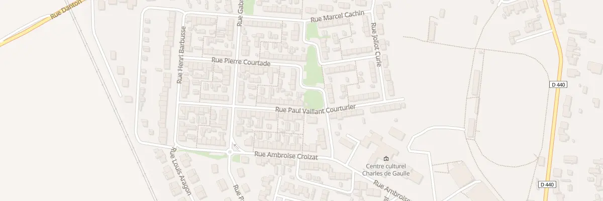 Plan du 32 Rue P Vaillant Couturier à Escaudain