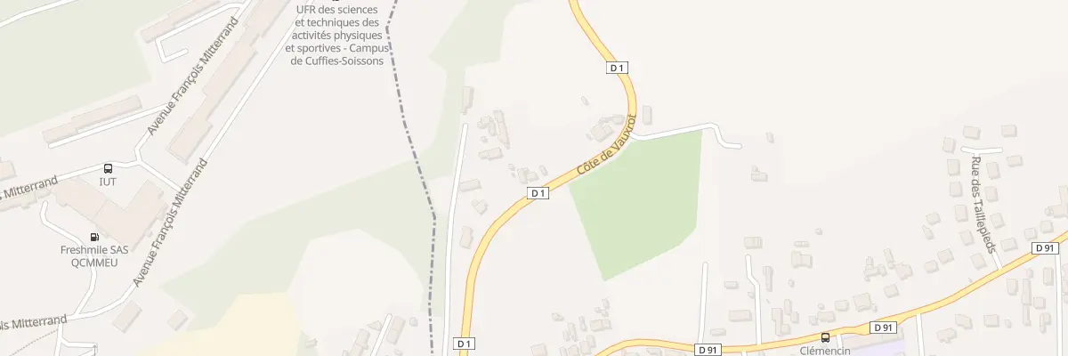 Plan du 5 Côte de Vauxrot à Crouy