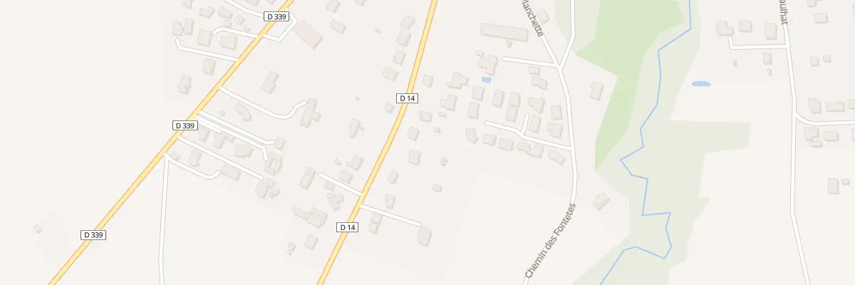 Plan du 21 Rte de la Beauté à Billom