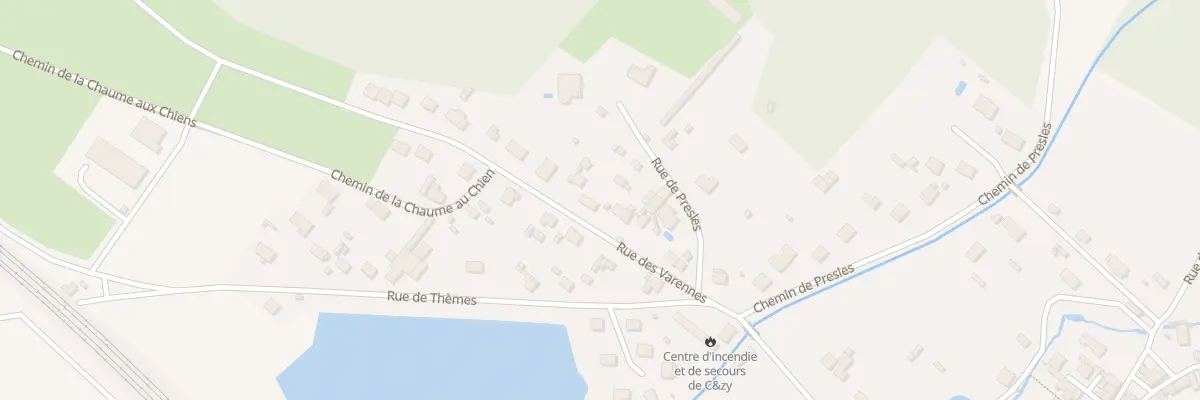 Plan du 8 Rue des Varennes à Cézy