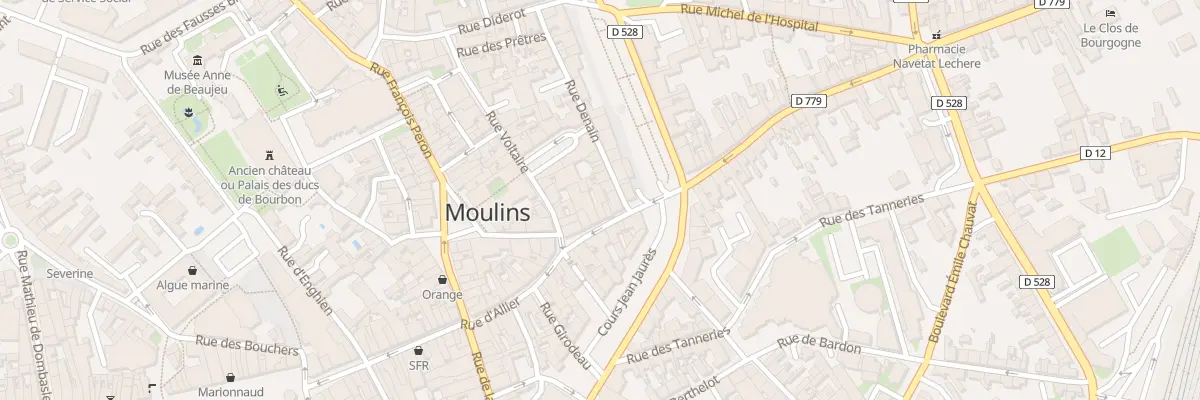 Plan du 108 Rue d’Allier à Moulins