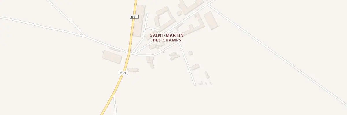 Plan du 14 Saint Martin des Champs à Voulton