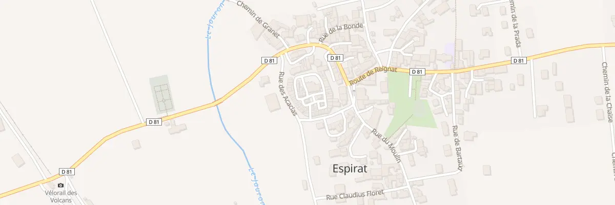 Plan du 21 Le Fort à Espirat