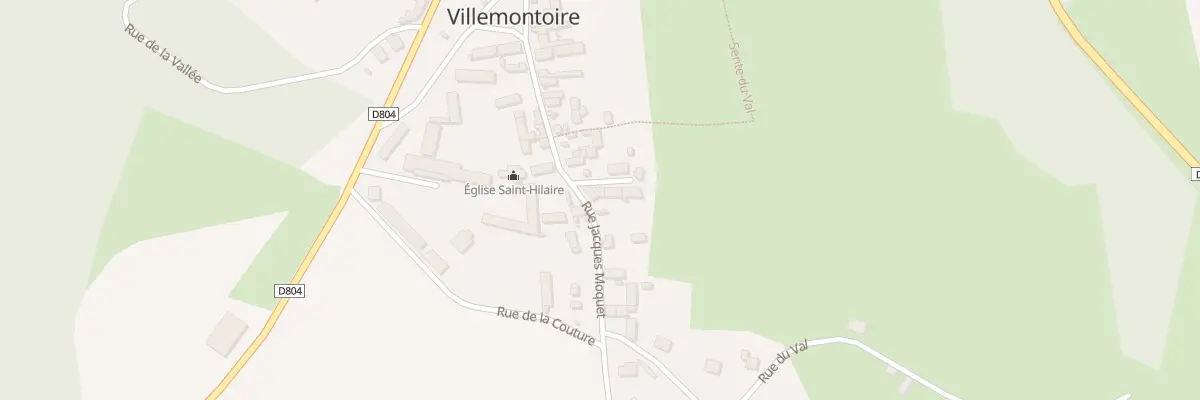 Plan du 16 Rue Jacques Moquet à Villemontoire