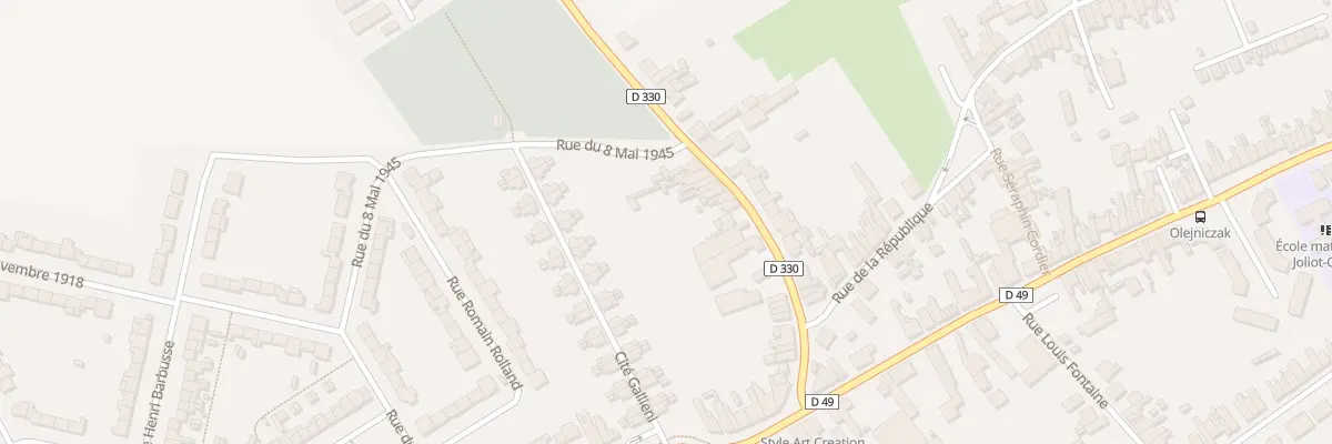 Plan du 25 Rue de l’Egalité à Rœulx