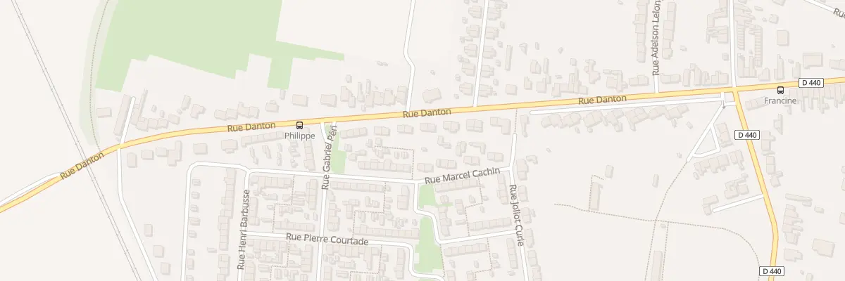 Plan du 87 Rue Danton à Escaudain