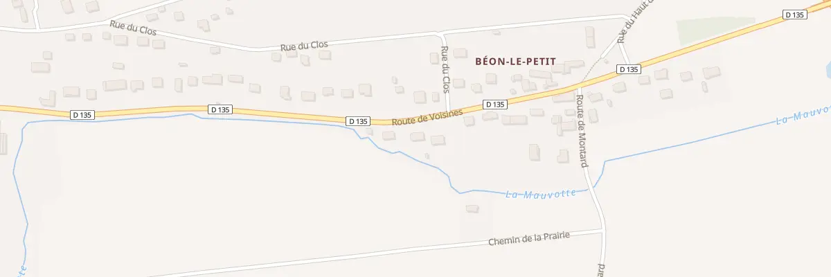 Plan du 4 Rte de Voisines à Soucy