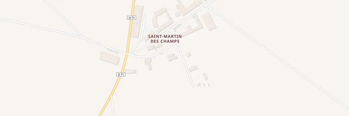 Plan du 13 Saint Martin des Champs à Voulton