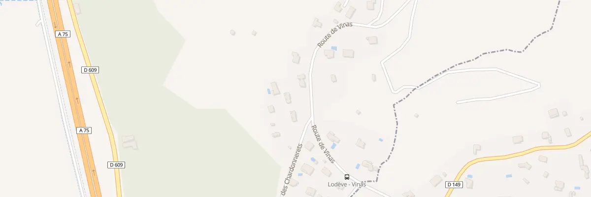 Plan du 173 Rte de Vinas à Lodève