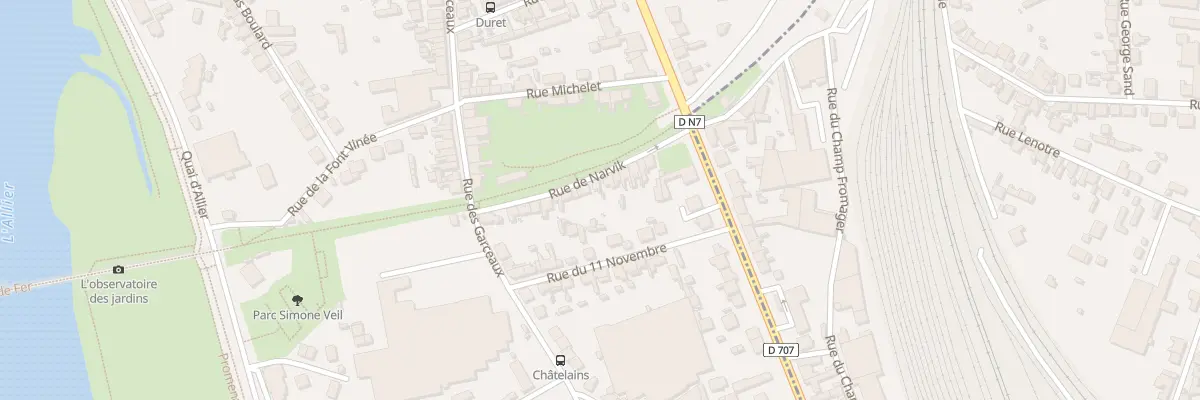 Plan du 19 Rue de Narvik à Moulins