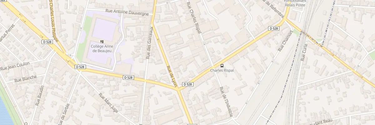 Plan du 94 Rue de Lyon à Moulins