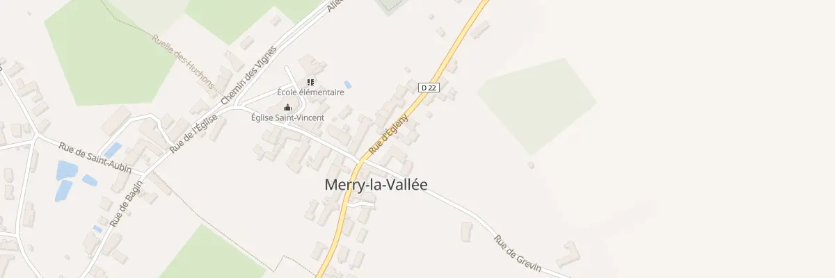 Plan du 4 Rue d’Egleny à Merry-la-Vallée